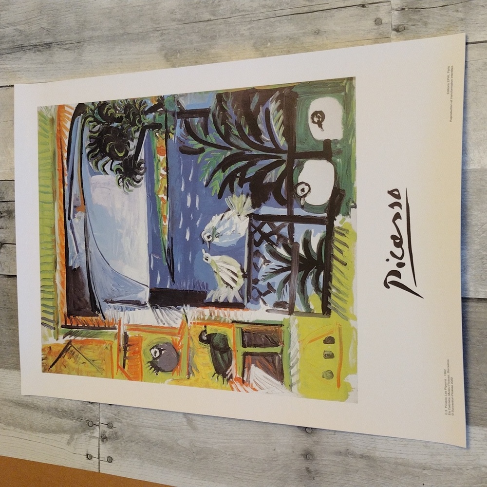 Picasso Les Pigeons Poster Copyright Succession Picasso 2000